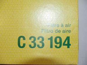 C 33 194 Фильтр воздушный Вольво XC90