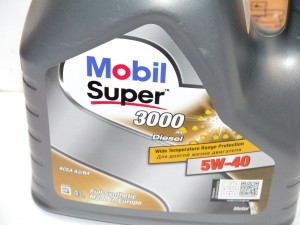 5W40 Mobil SUPER 3000 5W-40 4 л
