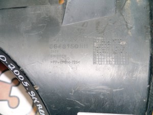  Кронштейн заднего бампера правый Вольво XC70 (XC70.05SKRU10-18)