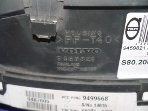 9499668 Панель приборов Вольво S60, S80, XC70 (S80.2001KON12-14)