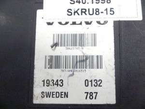 30623787 Блок управления Вольво S40 (S40.1998SKRU8-15)