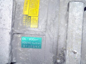 8683632 Компрессор кондиционера Вольво S60, S80, XC70, XC90 ( XC90 2004,B5254T2,CON9-17)