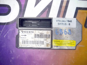8645271 Блок управления подушками безопасности SRS Вольво S60, S80, XC70 (V70.04N2846 SKRU8-18)