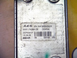 30741956 Масляный радиатор Вольво S40-2 (V50.2005CON6-16)