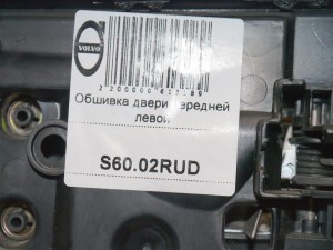  Обшивка двери передней левой Вольво S60 (S60.02RUD)
